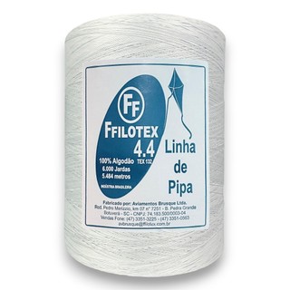 Linha Ffilotex Fio 4.4 Para Pipa 6000 Jardas Tex 132 Algodão