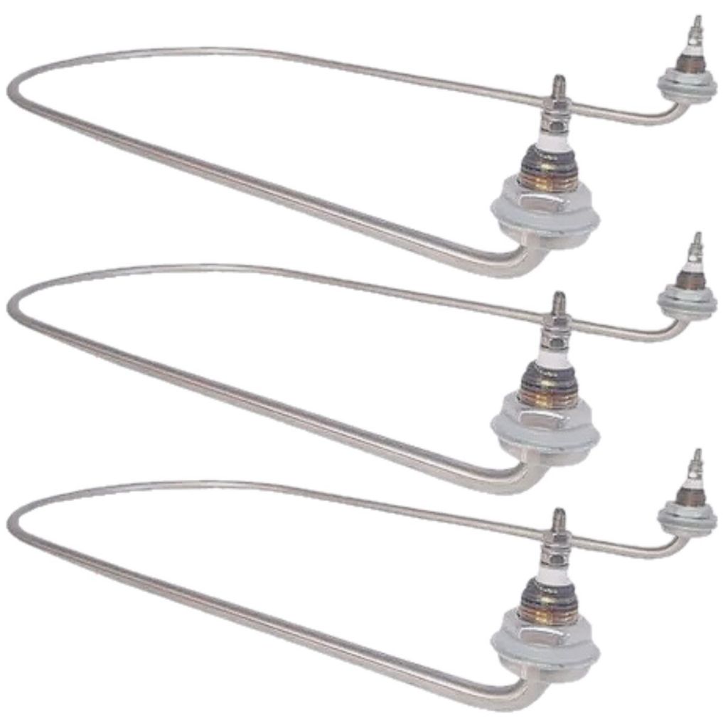 Kit 3 Resistências Para Buffet Quente 2500w 220v