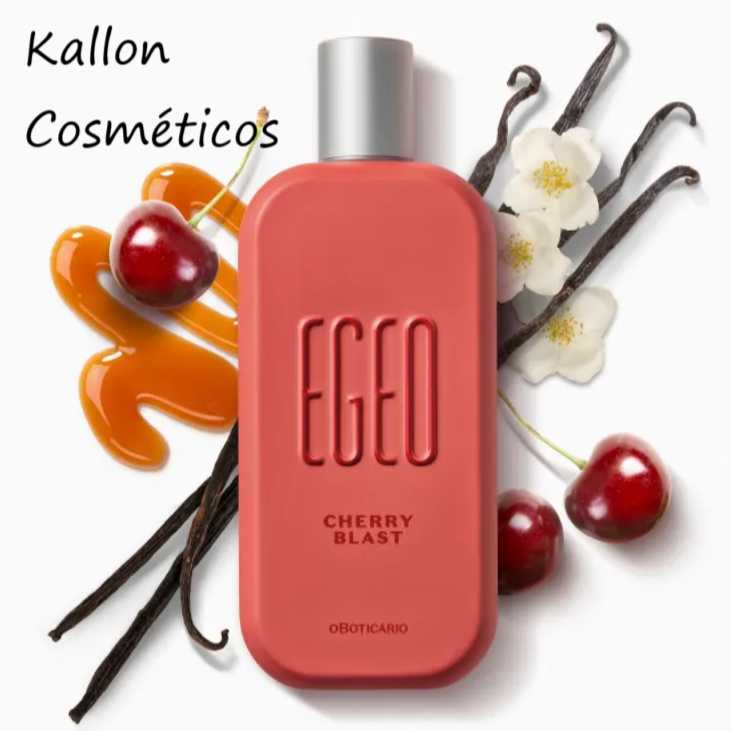 Perfume Egeo Cherry Blast 90 ml, Frutal Adocicado, O Boticário, Original, Novo, Vegano