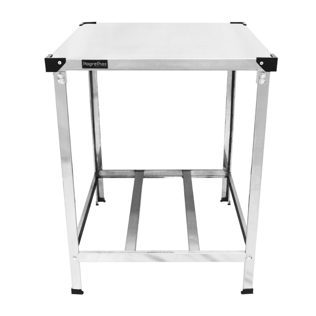 Bancada Central Serviço 70x70 Inox Porta Preço
