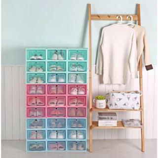 Kits de Caixas Organizadoras Para Sapatos Tênis Empilhável Tampa Flip em Oferta na Shopee