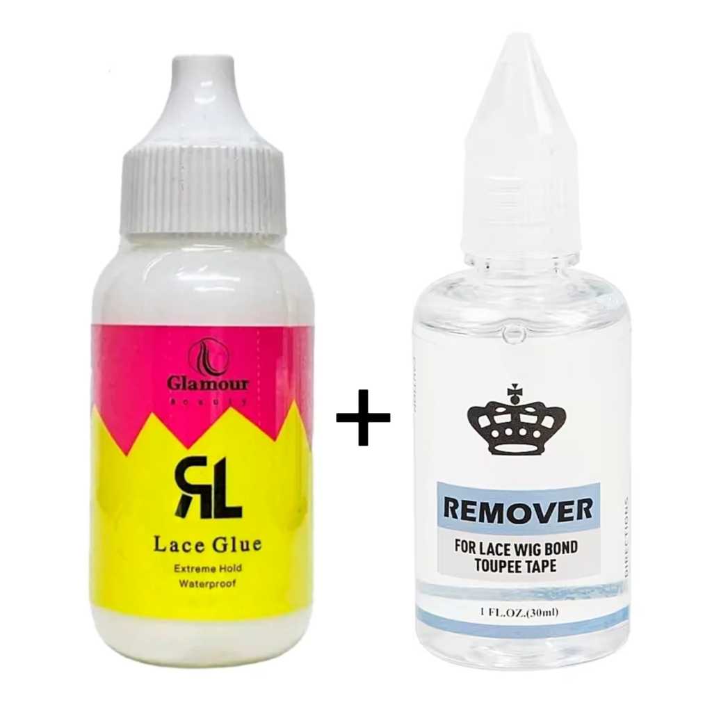 Kit Cola 38ml para cabelo hair bonding glue +Solução Removedora De Cola 30ml Para Perucas-Dissolvedor Adesivo em Oferta na Shopee