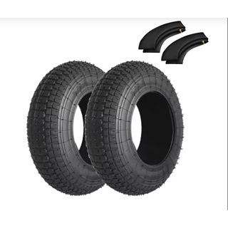 Kit 2 Pneus E 2 Câmeras De Ar Para Carrinho De Mão/Carriola Worker em Oferta na Shopee