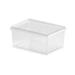 Pote Organizador Fit Retangular 450 ml Unitário Nitron para Mantimentos e Alimentos