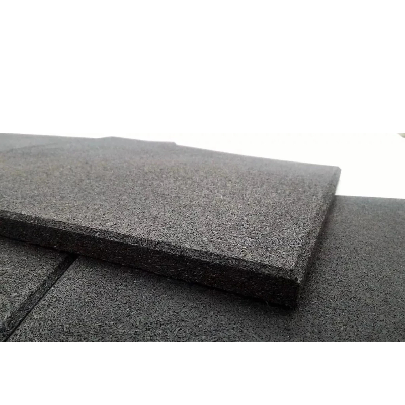 Kit 10 Piso De Borracha Preto 11mm Academia Crossfit Playground Anti Impacto (10 unidades) em Oferta na Shopee