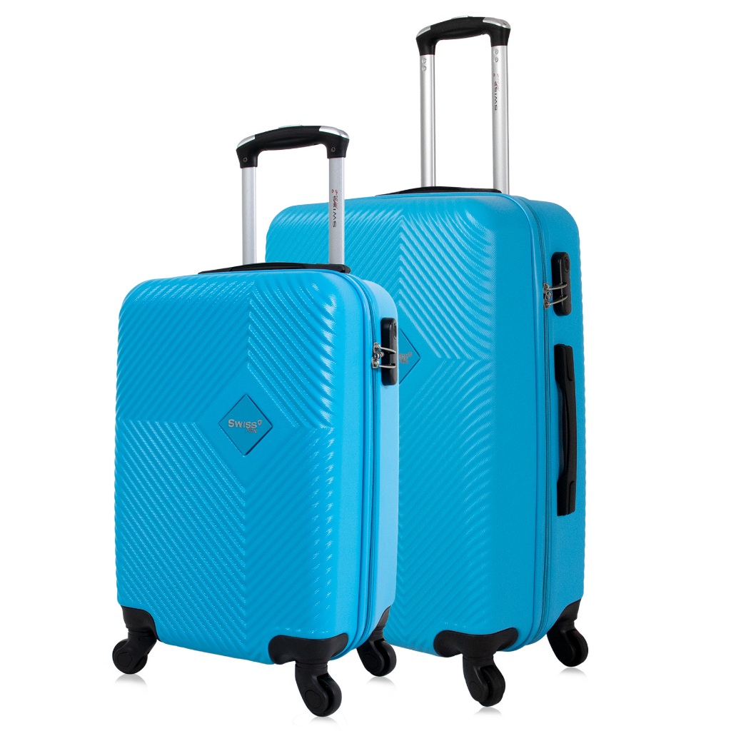 Conjunto de mala de viagem Zug azul P e M Swiss Move - Travel & Luggage