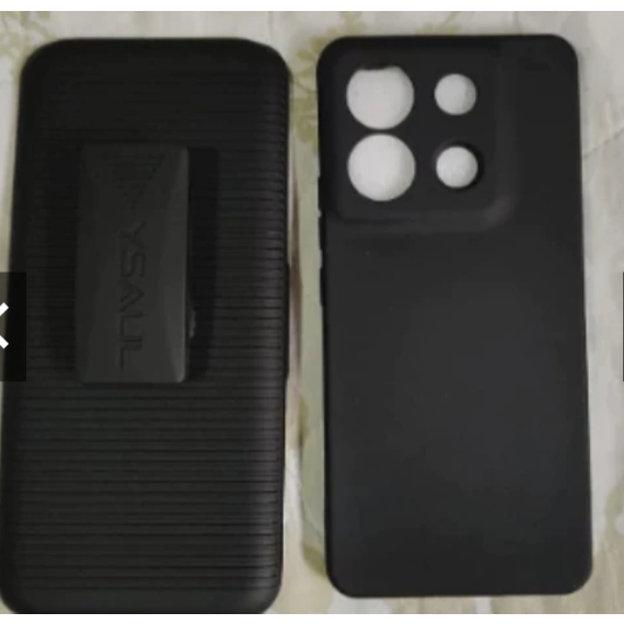 Capa Suporte de Cintura para Motorola Moto G15 com capa camurça