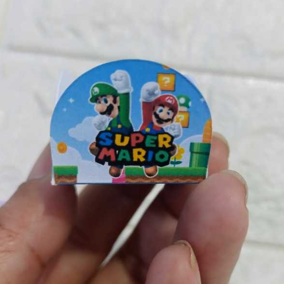 Forminha Personalizada para Brigadeiro e Docinhos SUPER MARIOS Lembrancinhas Mimos Enfeite Aniversários Infantil