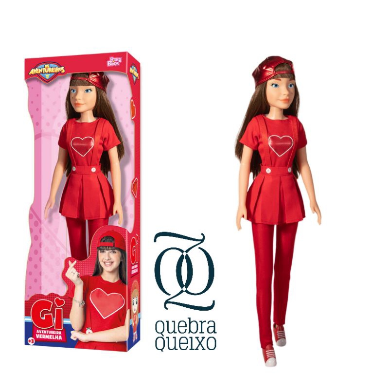 Boneca Gi Aventureira 55cm Original Babybrink em Oferta na Shopee