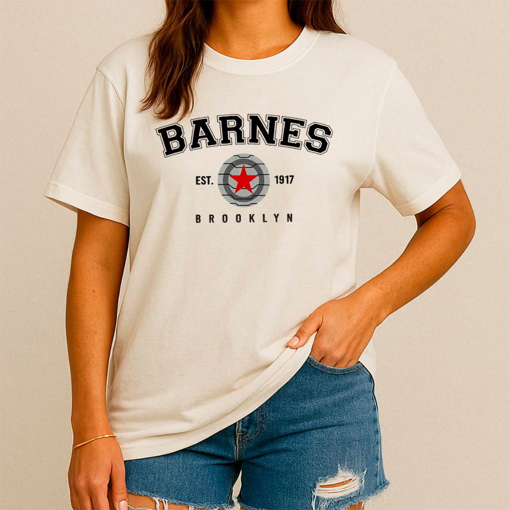 Camiseta Basica Bucky Barnes 1917 Brooklyn tshirt  em algodao Unissex