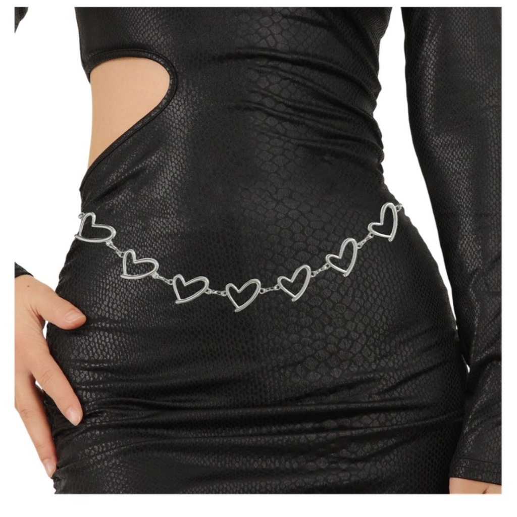 cinto de corrente de cinturade corrente oca simples e versátil de moda feminina importado
