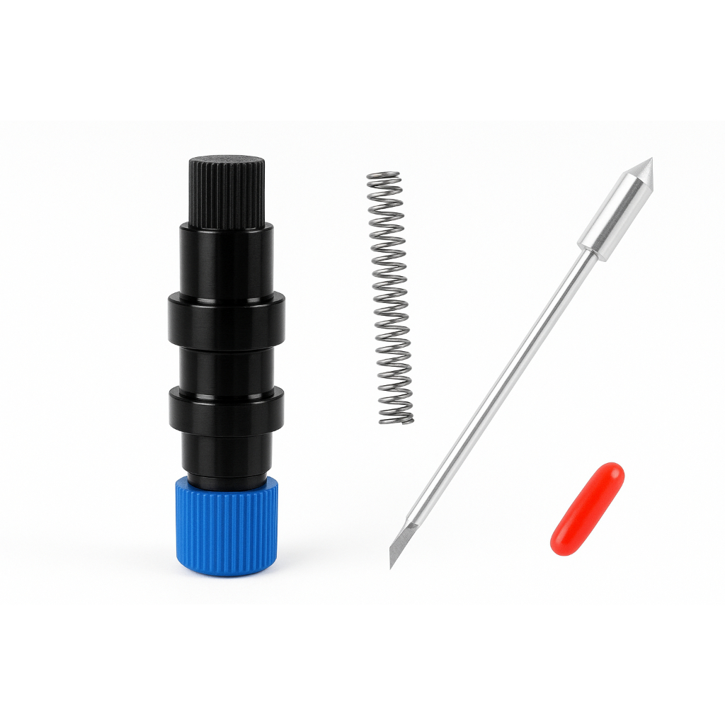 Kit Suporte em Metal Plotter Graphtec CB-09 Original Zuanshi + 5 Lâminas Zuanshi 45°