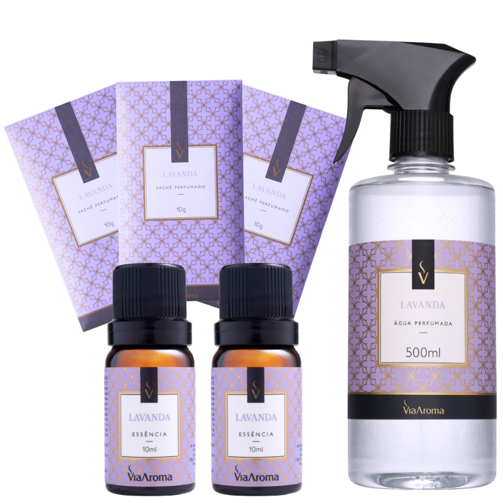 Essência Aromatizador Essência Via Aroma Água Perfumada para Tecidos Cheirinho para Guarda Roupa