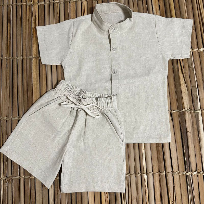 CONJUNTO MENINOS INFANTIL DE LINHO MODA MENINOS em Oferta na Shopee