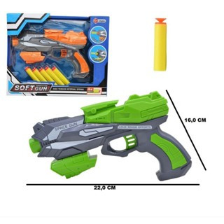 Brinquedo Lança Dardos Tipo Nerf com Refil de 5 Dardos e Gatilho de Segurança Promoção