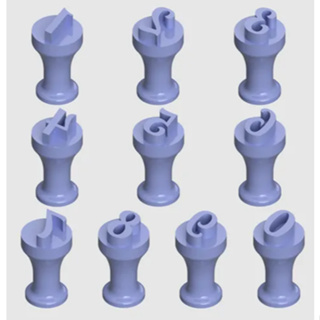 Carimbos para Doces – Números - 10 Modelos em Oferta na Shopee