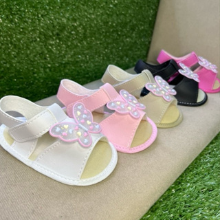 Sapatinho sandalia menina de bebê borboleta infantil em Oferta na Shopee