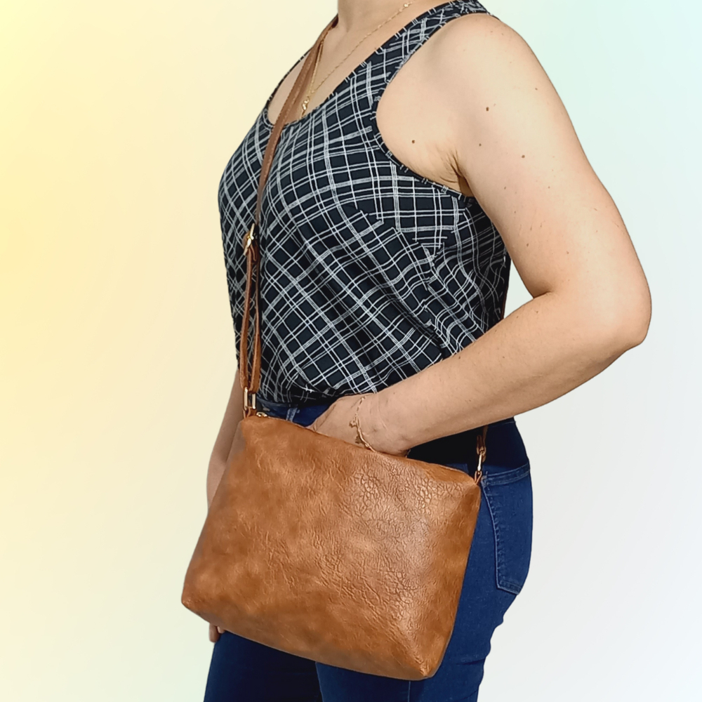 BOLSA TRANSVERSAL FEMININO MEDIA DE OMBRO BOLSA FEMININA TIRACOLO LATERAL CASUAL SLING BAG em Oferta na Shopee
