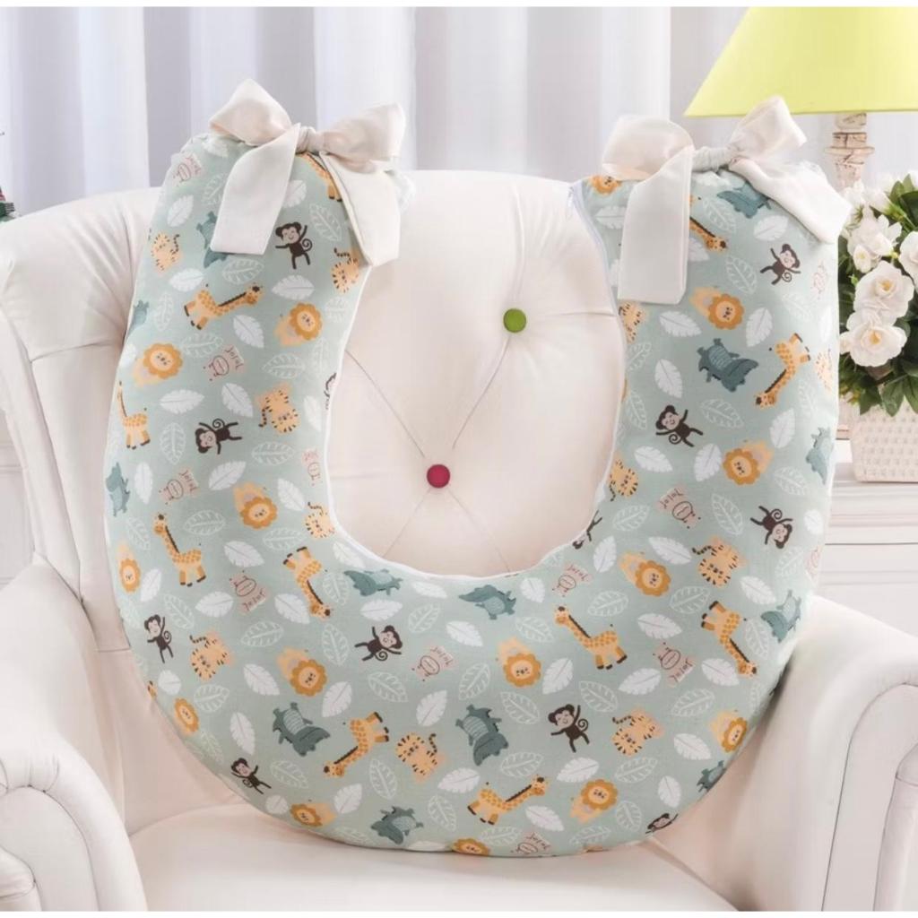Almofada Para Amamentação Safari Verde **SELVA** (PROMOÇÃO)
