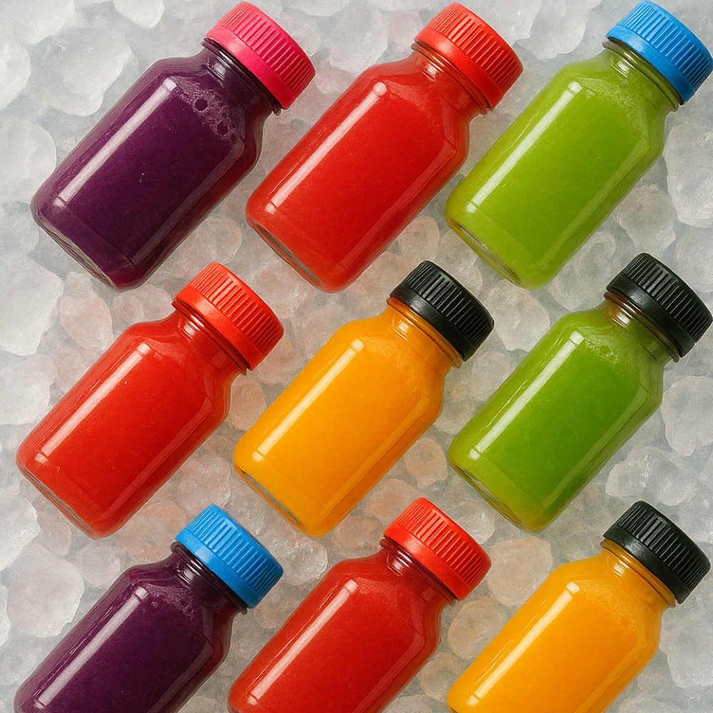 Garrafas Pet para Suco 200ml/300ml/500ml com Tampa Vedante – Livre de BPA + Envio Imediato