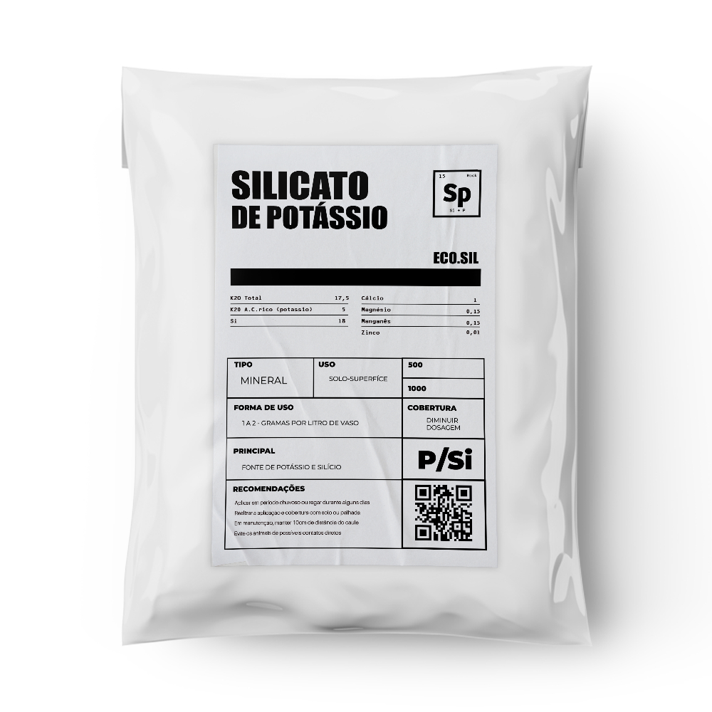Silicato de Potássio - Pó de Rocha
