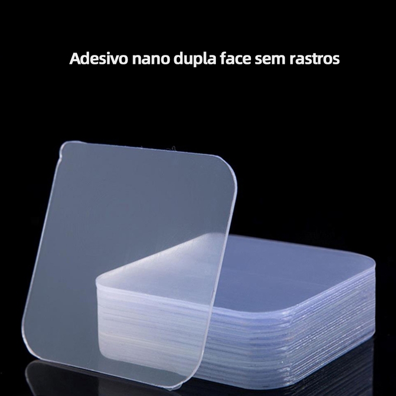 120 Pcs Fita Adesiva Dupla Face Forte e Removível para Montagem em Paredes de Madeira