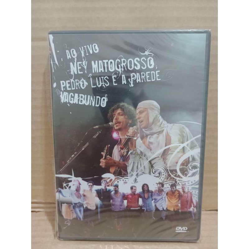 DVD NEY MATOGROSSO/PEDRO LUIS E A PAREDE- VAGABUNDO AO VIVO (ORIGINAL/LACRADO)