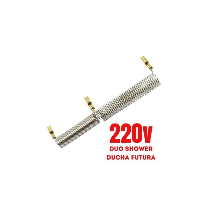 kit 3 Resistência Duo Shower Quadra Ducha FuturaMultitemperatura Eletrônica 127v (5400w) - 220v (5400w) — imagem 2 de 2