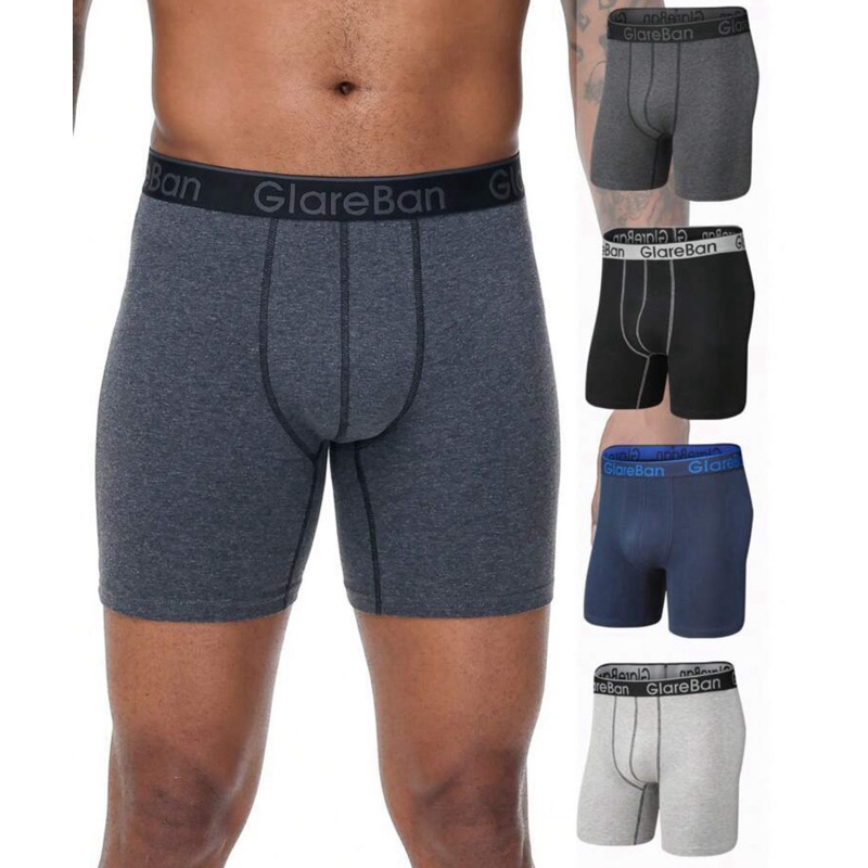 Cueca boxer comprida GlareBan cor aleatória 1 unidade