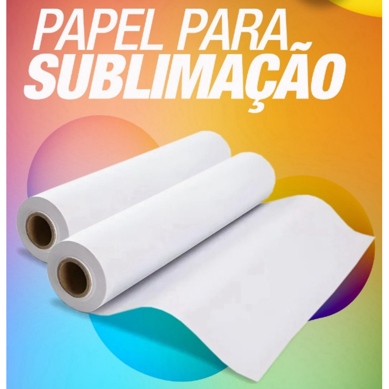 Papel monolucido 75gr P/ sublimação 30cm / 61cm