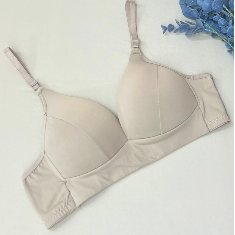 Sutiã de Microfibra Poliamida Sem Aro Sutia Bojo Soft Molinho Macio Sustentação Soutien Feminino Não Amassa St023