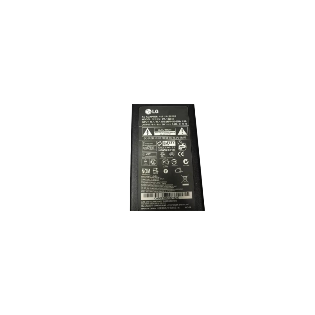 Fonte Para Tv Monitor LG Lcap37 Pa1820-0 24v 3.42A Conector P8 5.5MMX2.5MM