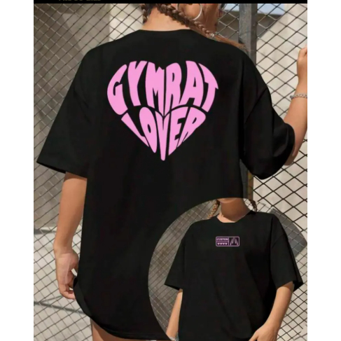 Camisa Camiseta Feminina Oversized Academia Treino Musculação Caminhada