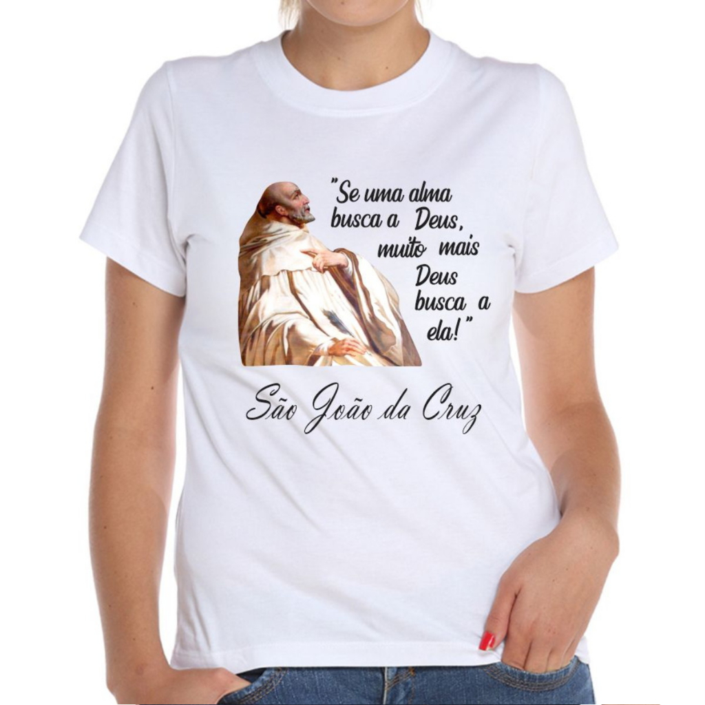 Camiseta Baby Look Se Uma Alma Busca a Deus Muito Mais Deus