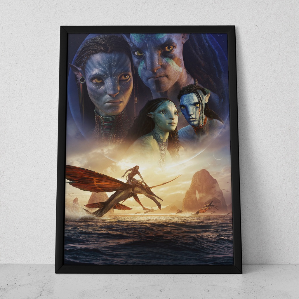 Quadro Decorativo Placa 80x60 mdf alta resolução full hd FILME AVATAR  sala quarto escritório