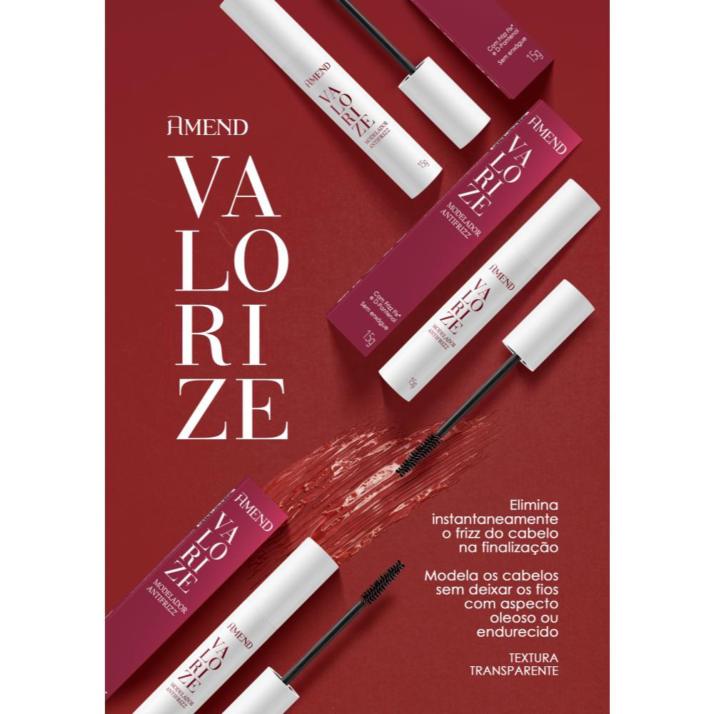 Amend Kit Finalizadores Modelador Antifrizz + Fluído Antiumidade + Seca Sem Frizz 180g — imagem 2 de 2