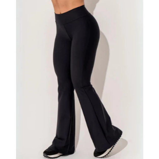 Promoção Calça Legging Bailarina Flare Modela bumbum Cintura Alta P ao GG.
