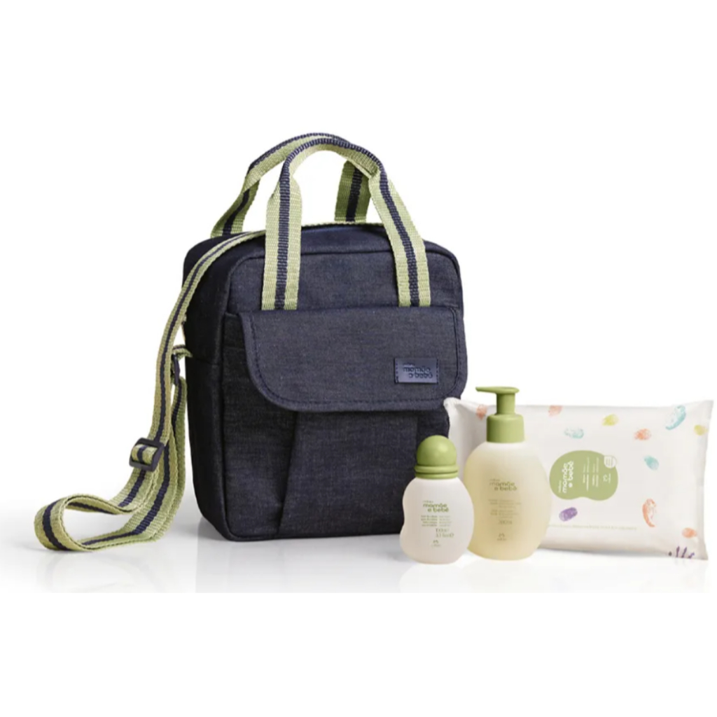 Conjunto Natura Mamãe e Bebê com Frasqueira (4 produtos)