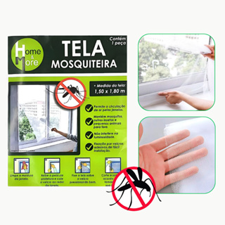 Combo 03 Tela Mosquiteiro Anti Inseto Janela Velcro Colante 150x180cm e 150x130cm Personalizado em Oferta na Shopee