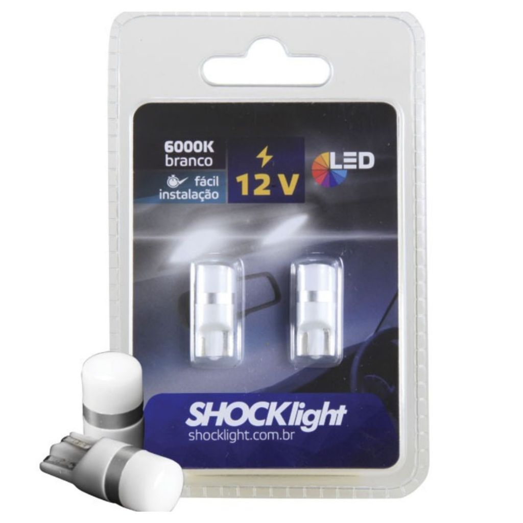 Led T10-1SMD-3030 Retrofit 6000K Super Branco em Oferta na Shopee