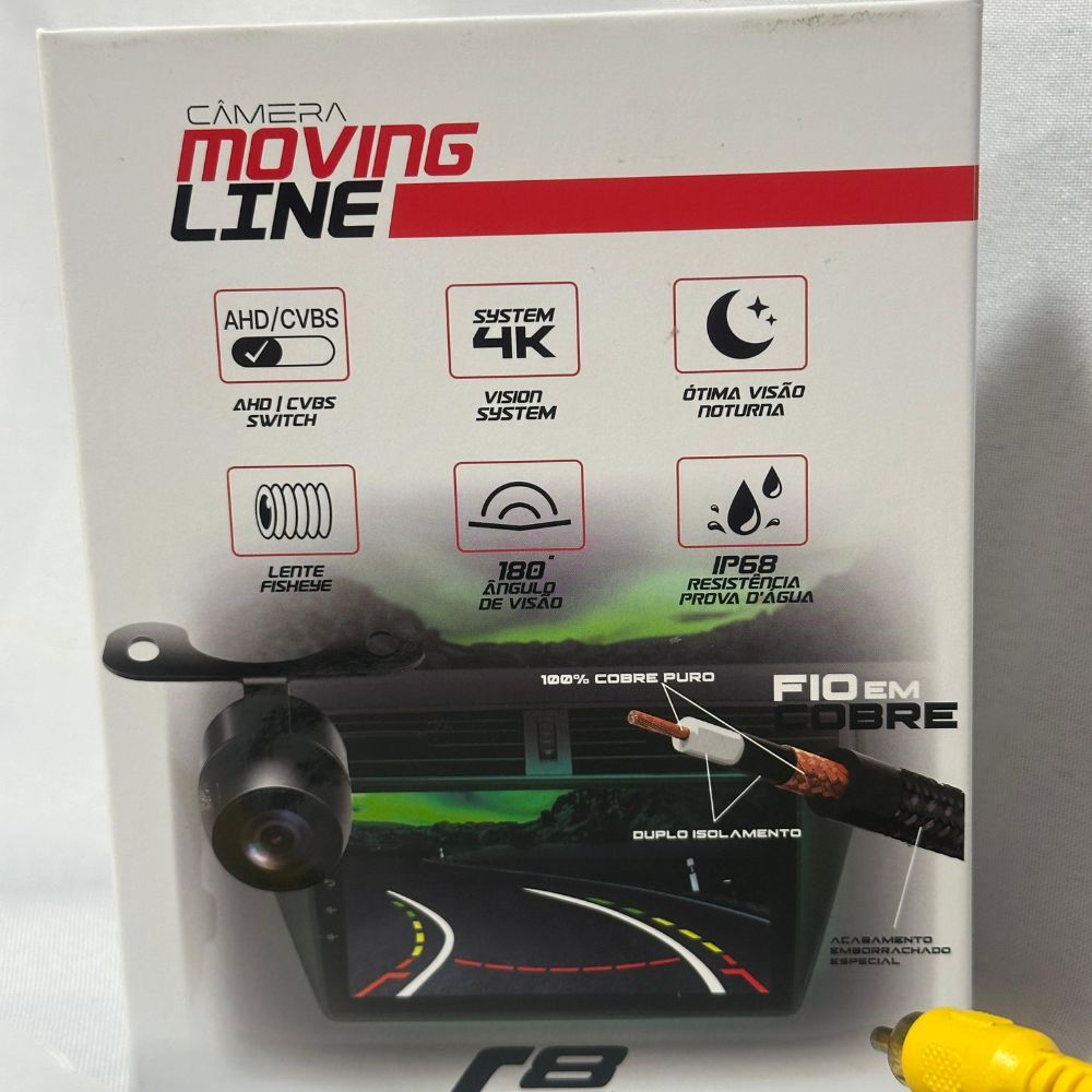 Detalhes do Câmera De Ré Borboleta JR8 4K Vision System Linhas Dinâmicas
