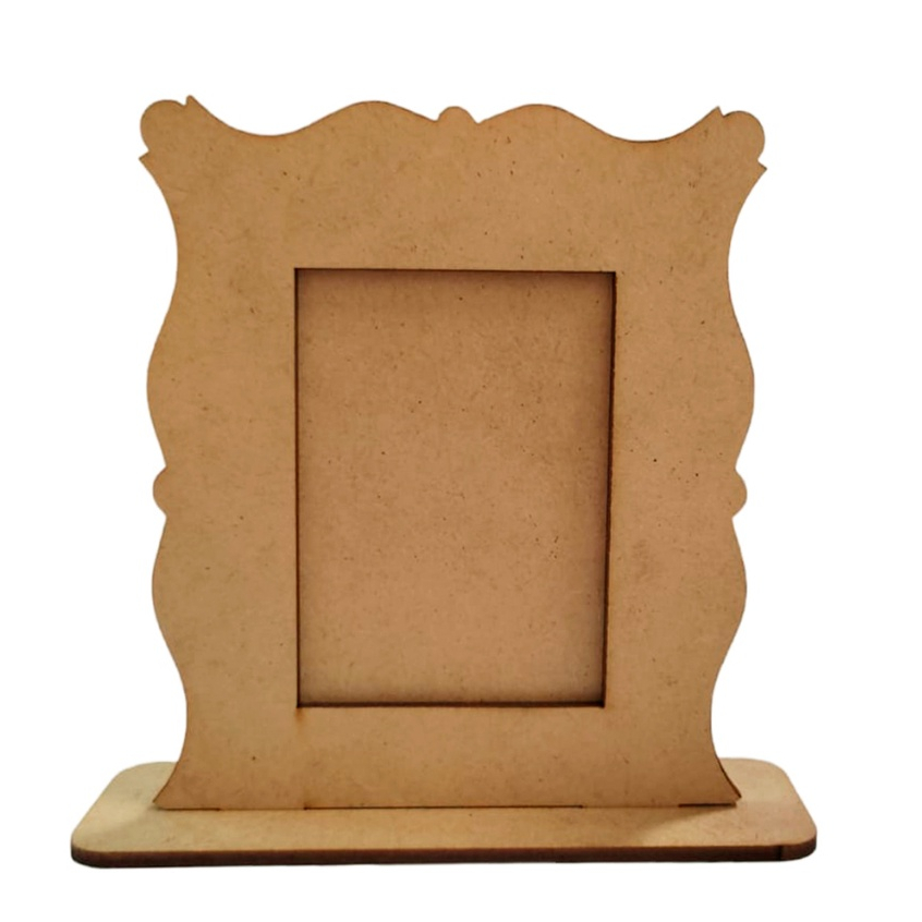Mini Porta Retrato Simples Liso MDF Cru Presente Decoração Aniversário Casamento Casa