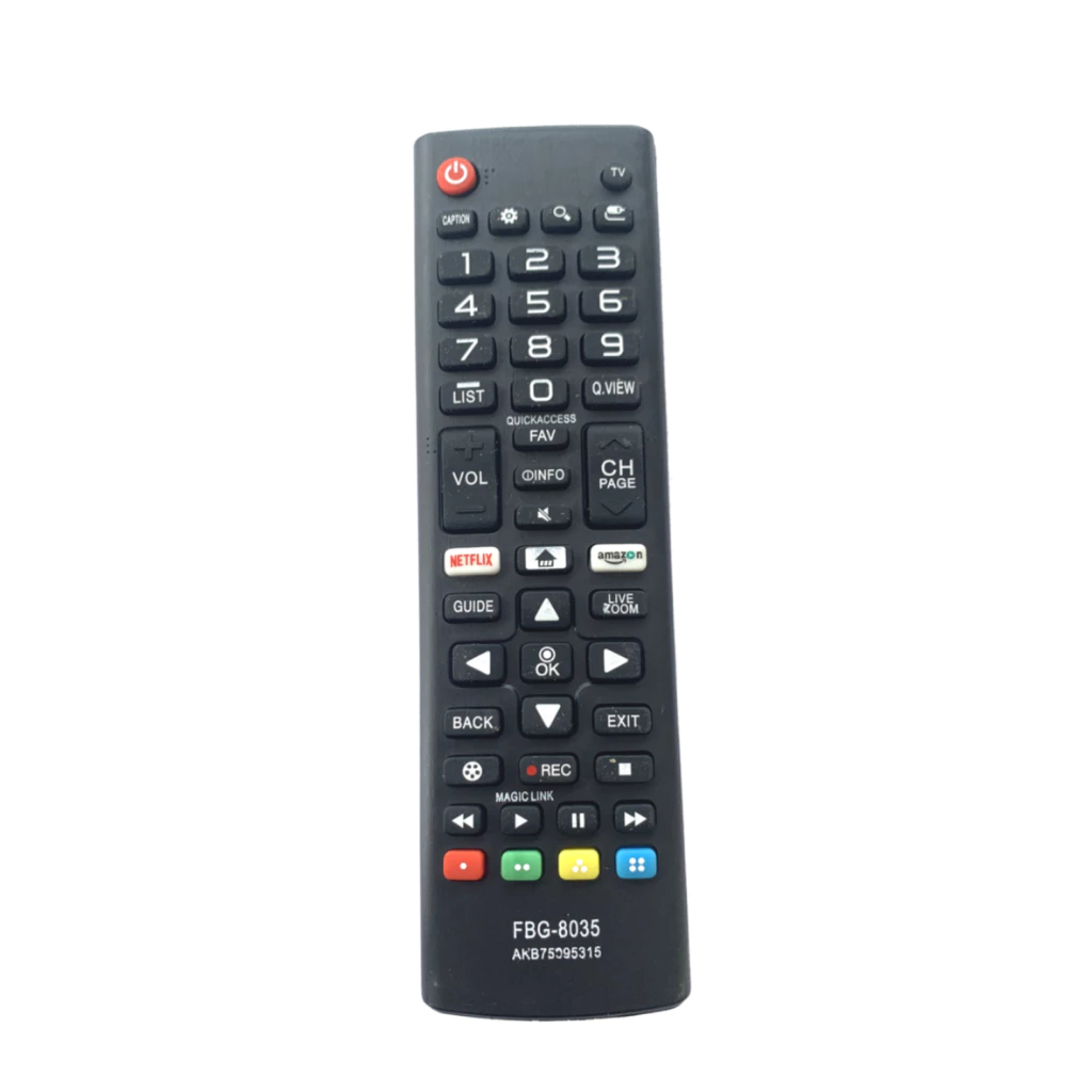 Controle Remoto TV Universal Compatível LG Smart 4k Lcd Led - Botão Netflix Amazon