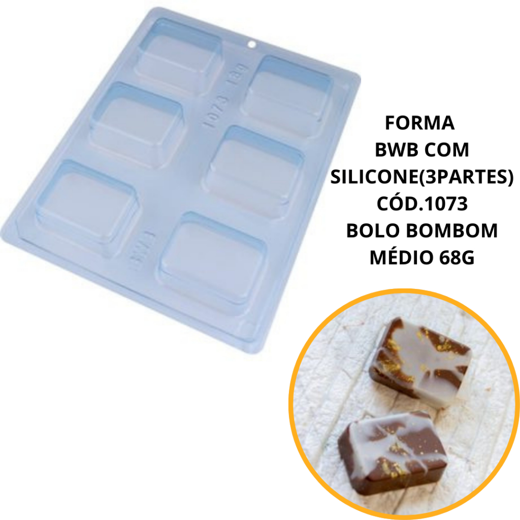 1~4 FORMA BWB COM SILICONE(3PARTES)CÓD.1073-BOLO BOMBOM MÉDIO 68G. PARA FESTAS TRUFAS, BOMBONS (CHOCO) em Oferta na Shopee