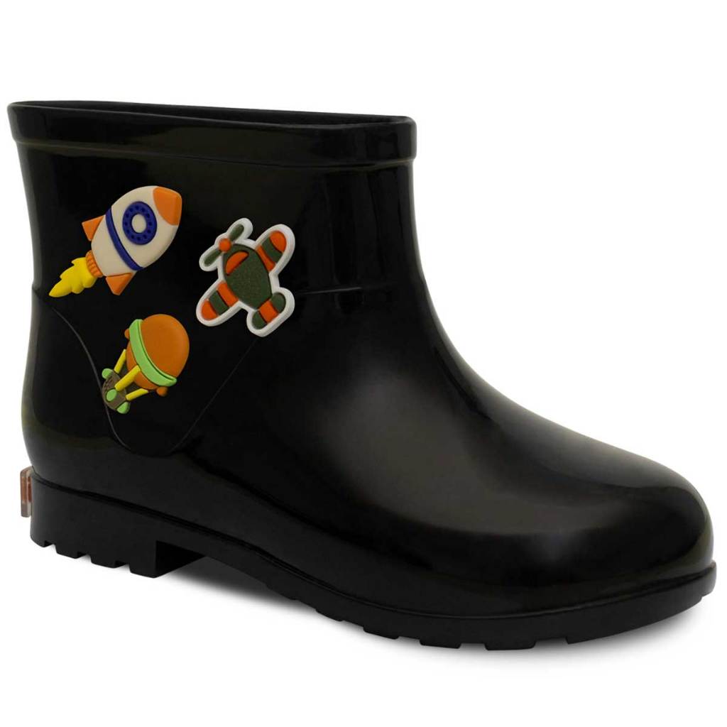 Bota Infantil Galocha Masculina Nº 21ao26 Menino Aereo 09.32