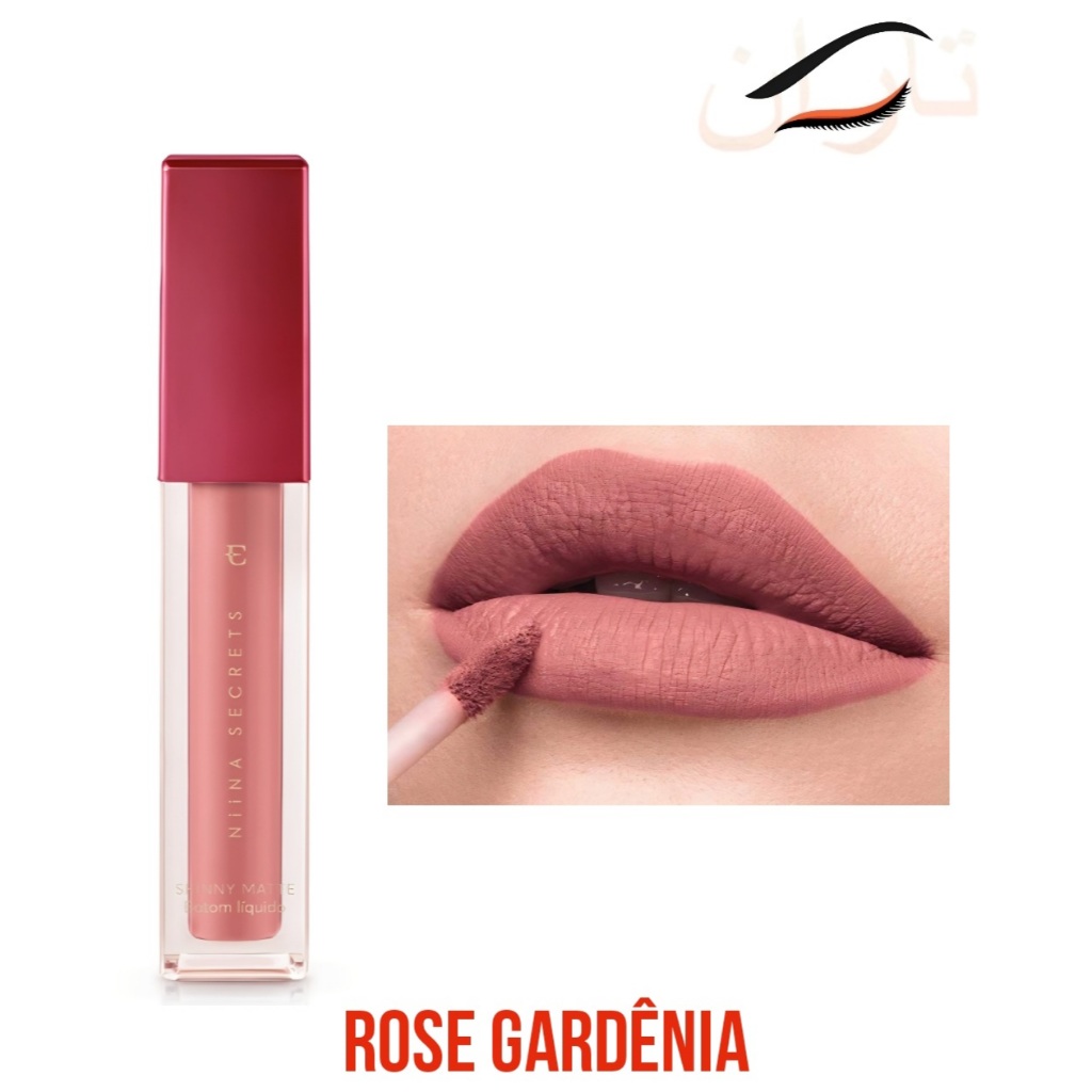 Batom Líquido Eudora Skinny Matte Niina Secrets 5ml - Rose Gardênia