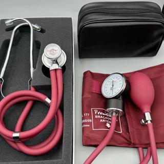 Aparelho de pressão estetoscópio + esfigmomanômetro - Cores em Oferta na Shopee