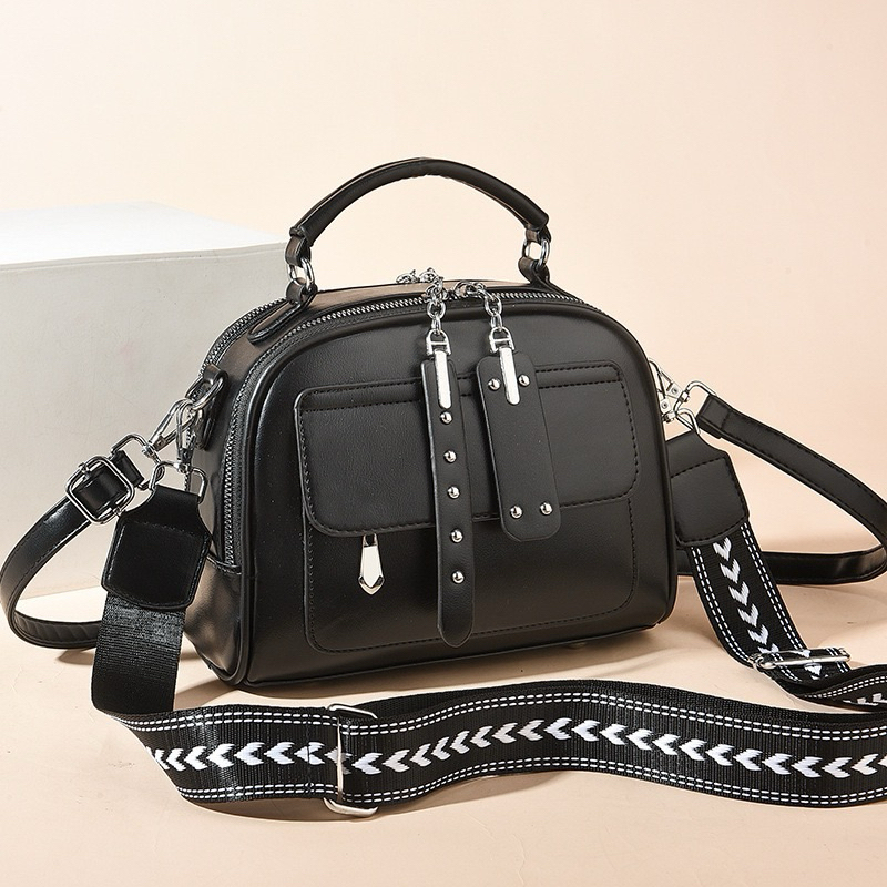 Bolsa Feminina Transversal Portátil Crossbody Passeio Medio Blogueira 2Alças(A90709)