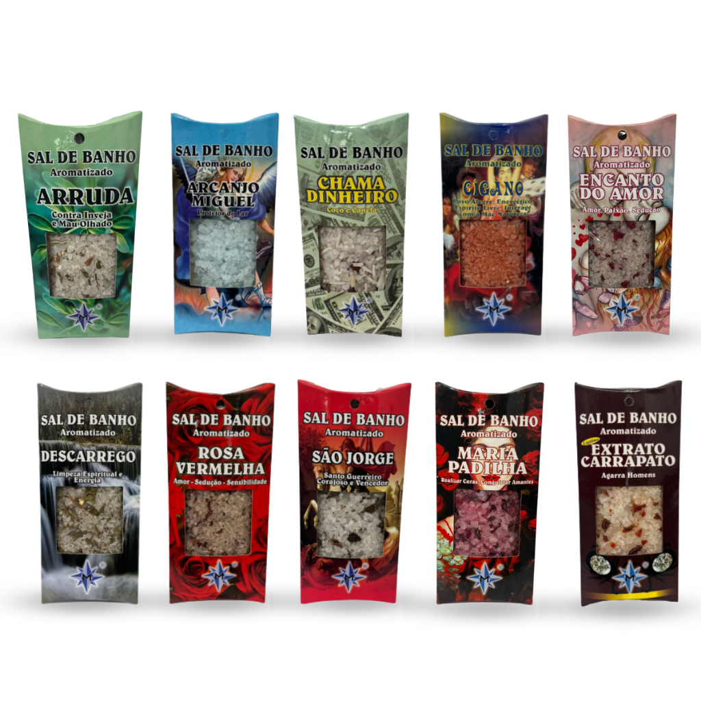 Sal de Banho Para Proteção Limpeza - Diversos em Oferta na Shopee