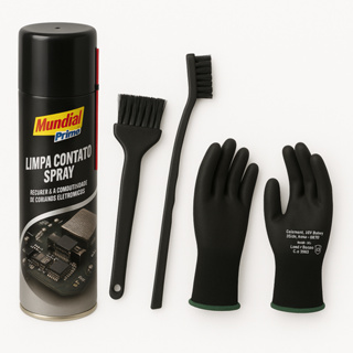 Kit Pincel Escova Anti Estatica Luva Limpa Contato em Oferta na Shopee